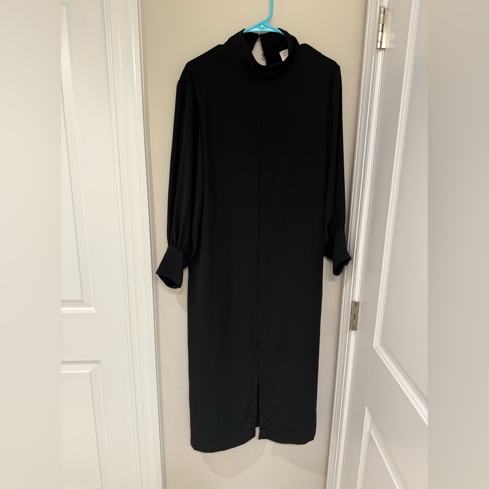Maeve by anthropology Classic Black Long Sleeve Women's dress turtle neck size M